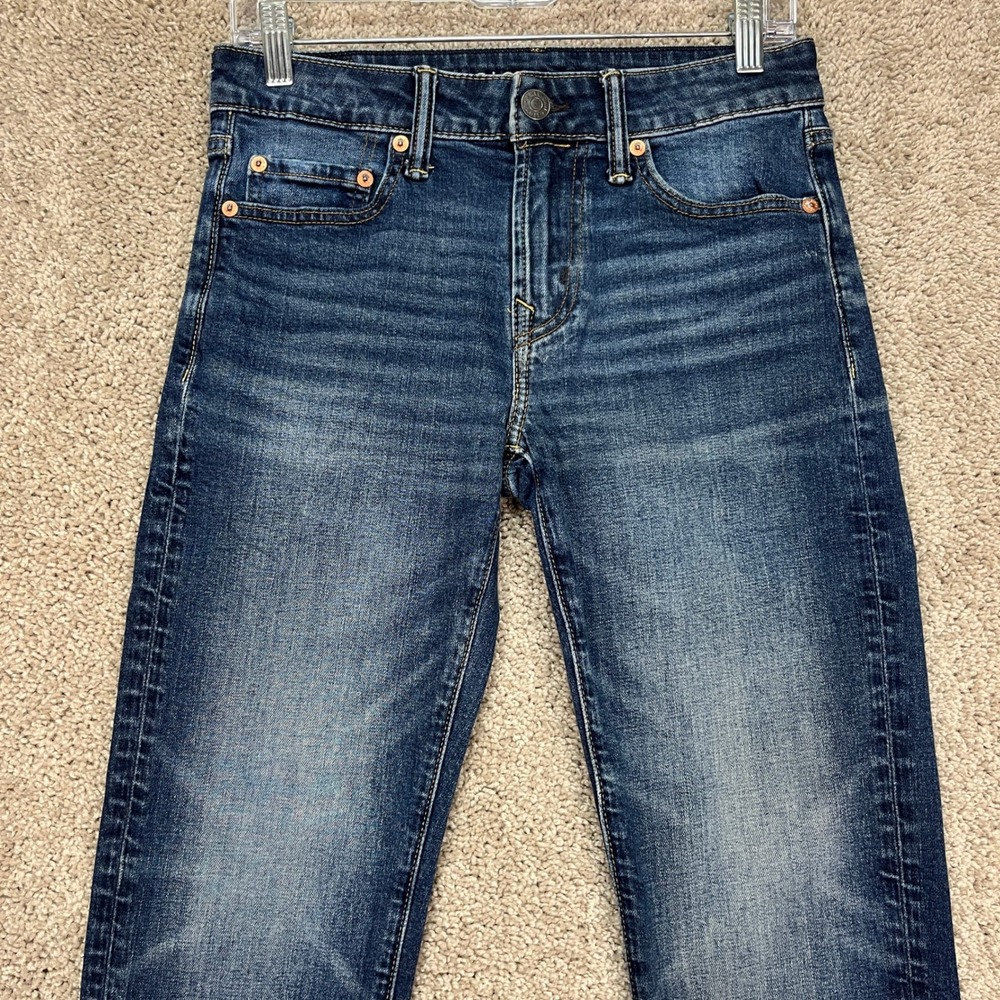 American Eagle Outfitters Airflex+ Mens Jeans 26x28 Dark Wash‎ Slim Fit Denim